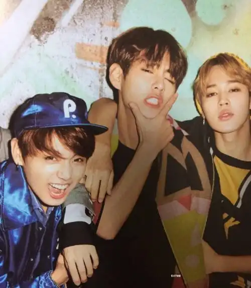 忙内line 朴智旻 金泰亨 田柾国 bts