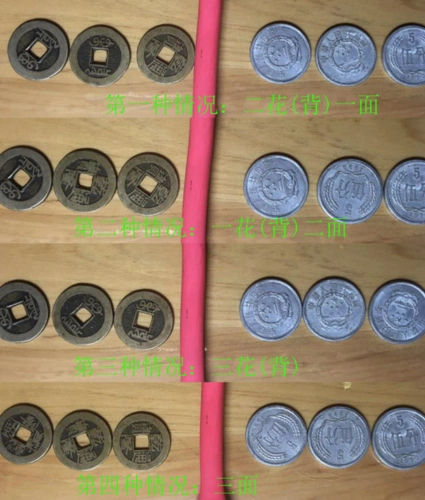 六爻预测之摇卦与记卦的方法(2)_硬币