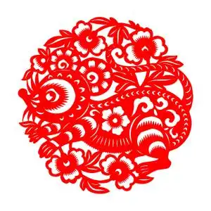 新款十二生肖剪纸成品窗花中国风纸质鼠年春节剪纸画出国送礼剪纸