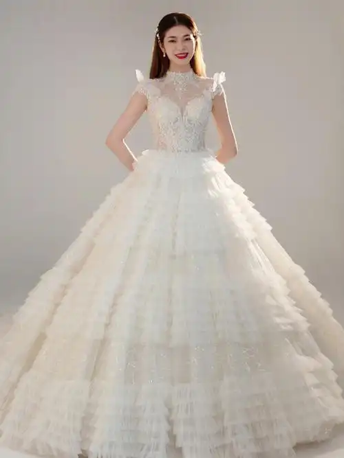 美翻啦洛可可复古蛋糕裙婚纱款式推荐