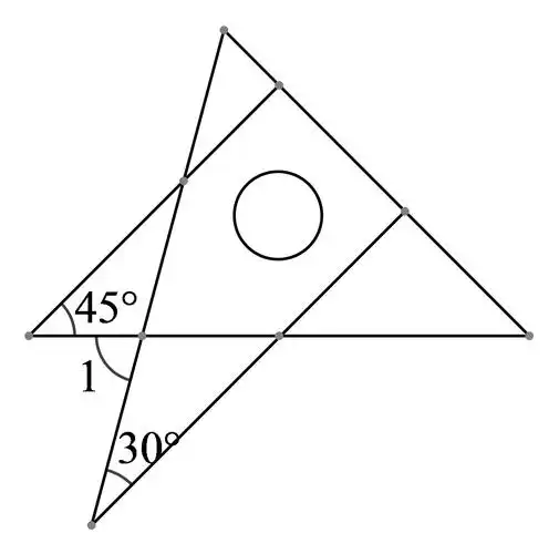四川省内江市33分将一副直角三角板如图放置使含30角的三角板的直角边
