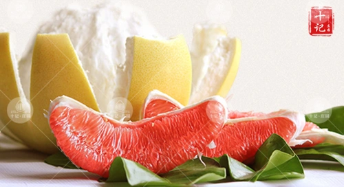 十记庄园 红心蜜柚 2个装,柚香浓郁,皮薄多汁,酸甜可口.