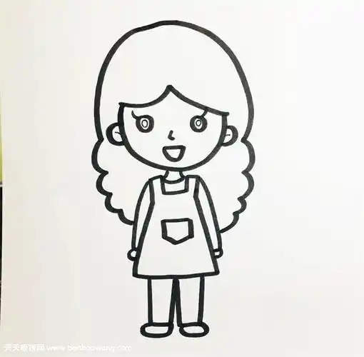 画妈妈的简笔画 简单画妈妈的简笔画