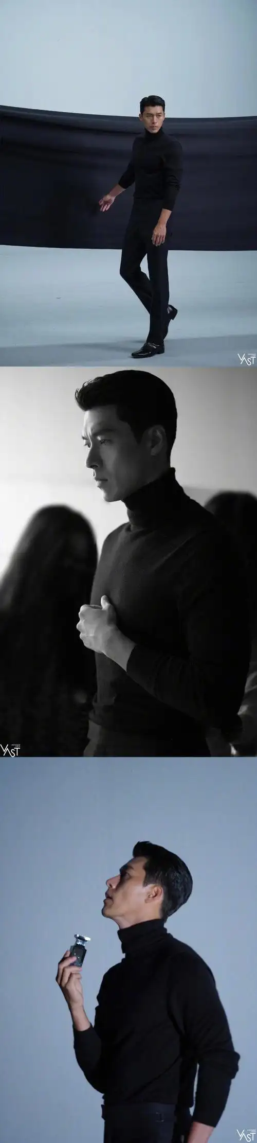 玄彬久违拍大片气场全开!黑白装造型彰显魅力大叔,俊朗脸太帅气