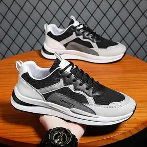 透气网面潮鞋子男潮鞋老爹鞋夏季x6983p35鞋运动休闲跑步鞋男士