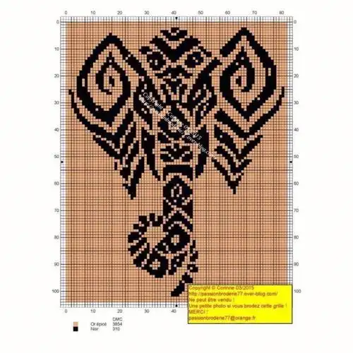 一组大象像素图