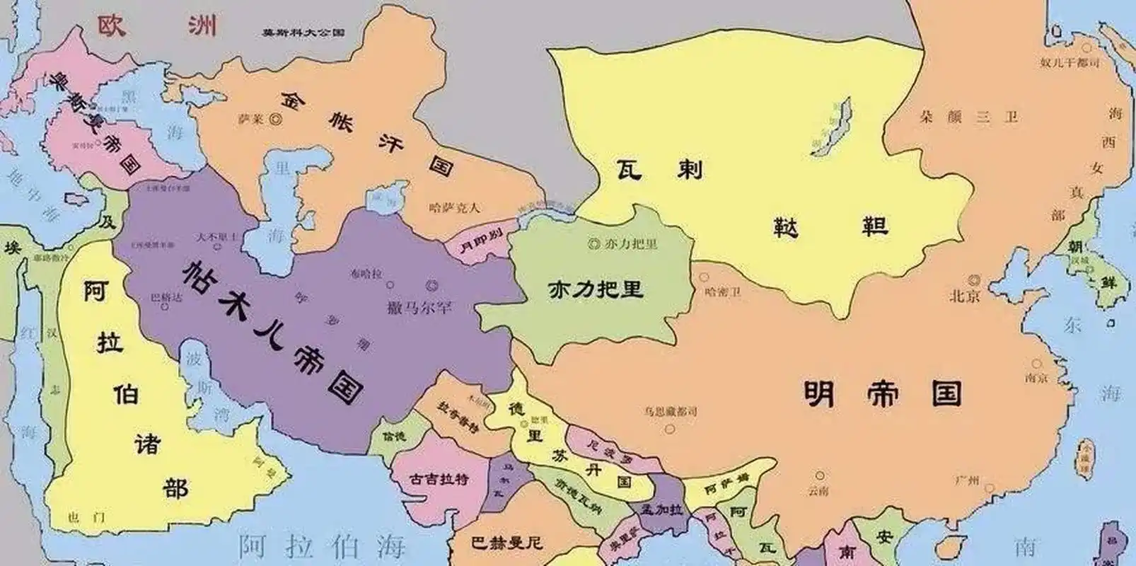 钦察汗国,也称金帐汗国.按宗法论,是成吉思汗的长子术赤一支.