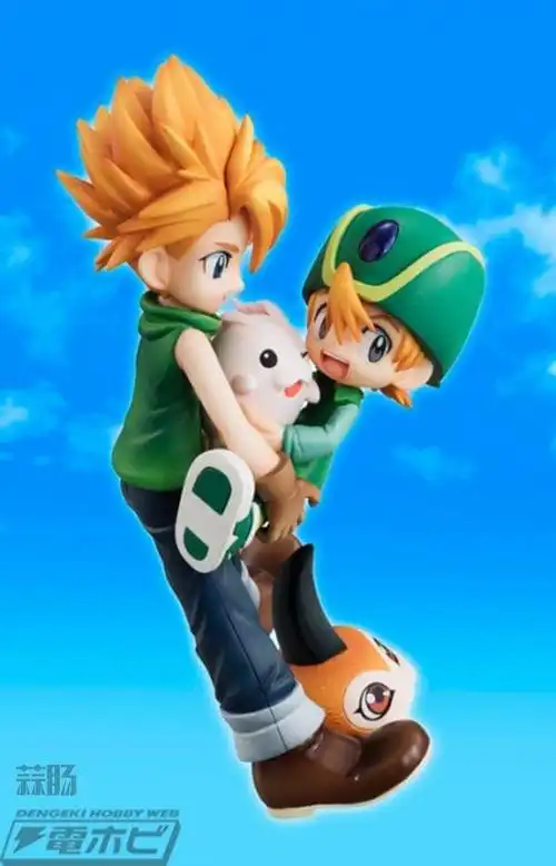 tv动画《数码宝贝大冒险》中,八神太一&八神光,石田大和&高石岳