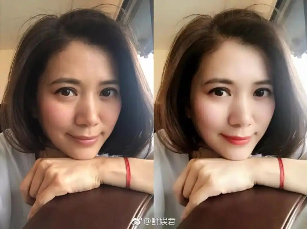 一看就知道,上面这张脸被美颜过度了,而它的原图却是左边的样子