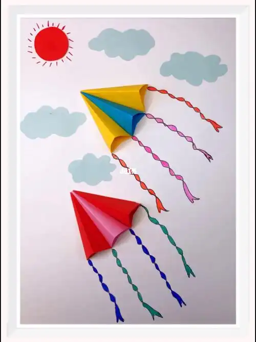 周末如果没时间陪孩子放风筝,就陪孩子做手工吧!