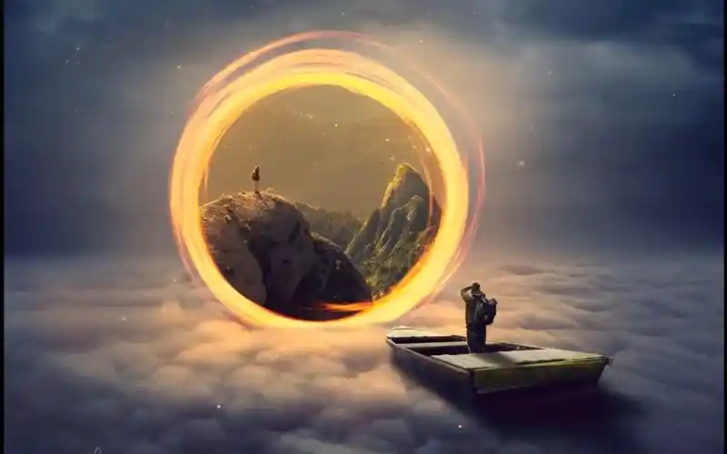 ps合成特效神奇的传送门效果