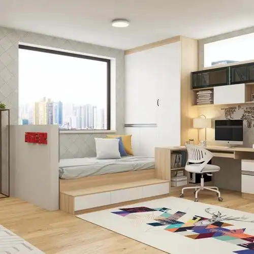 卧室里有书房的装修7款一屋多用的设计赶紧收藏