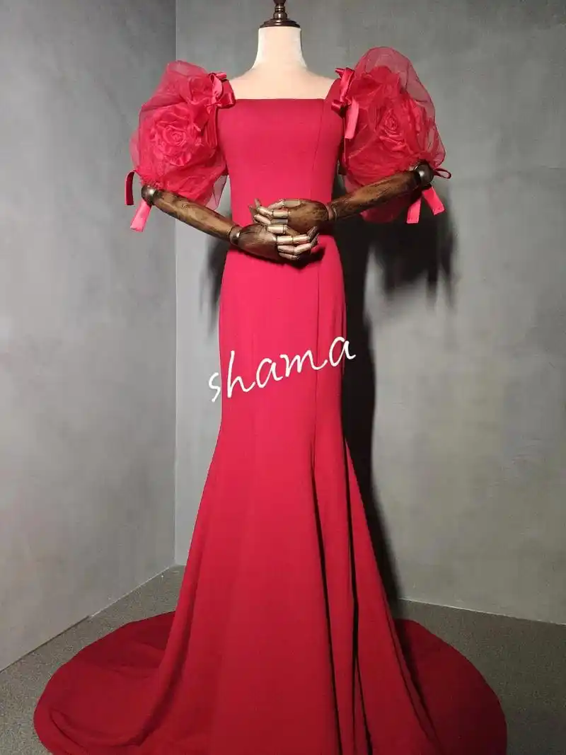 鱼尾裙连体鱼尾礼服裙