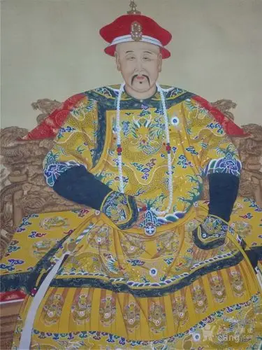 郎世宁手绘帝像