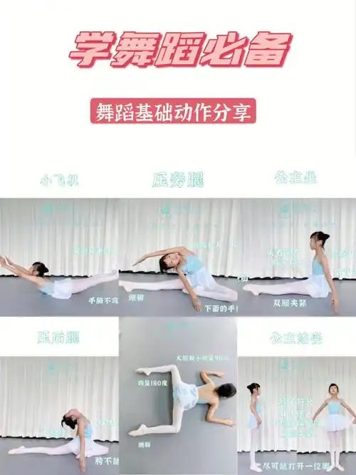 干货分享舞蹈基本功示范图解