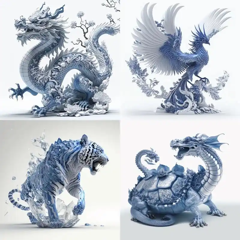 青龙 白虎 朱雀 玄武 上古神兽 山海经 - 抖音