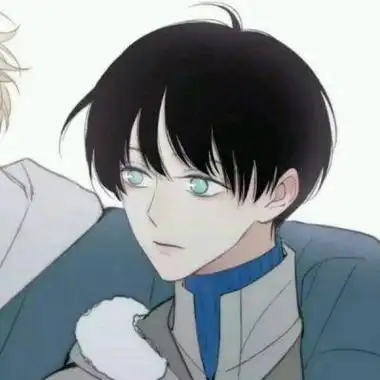 最帅兄弟两人头像一人一半歪脖子卡通头像