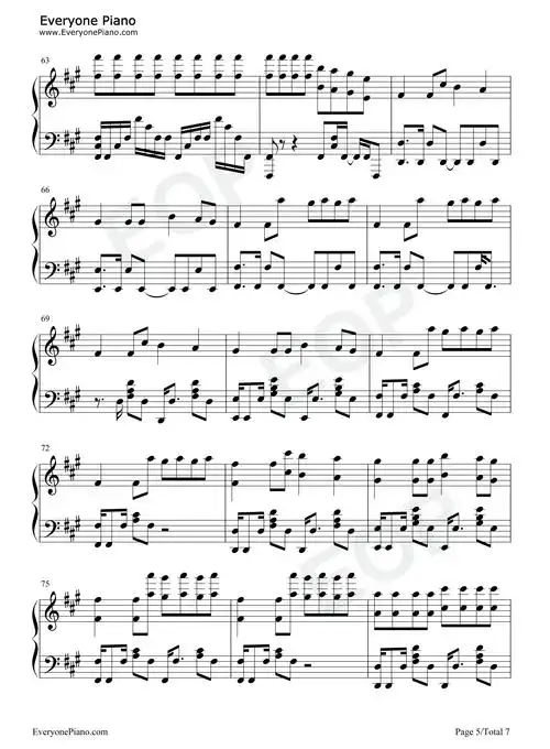 astronomia-黑人抬棺-电音神曲五线谱预览5