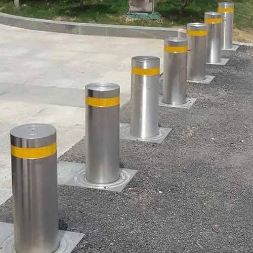 智能路障防冲撞伸缩警示柱升降柱不锈钢防撞柱电动升降柱