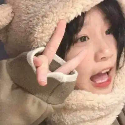 可爱女头 呆萌真人_女生头像_美头网