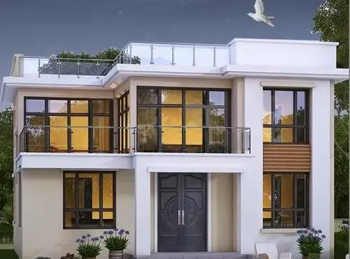 湖北的王先生建房为什么非要做落地窗不怕被盗么