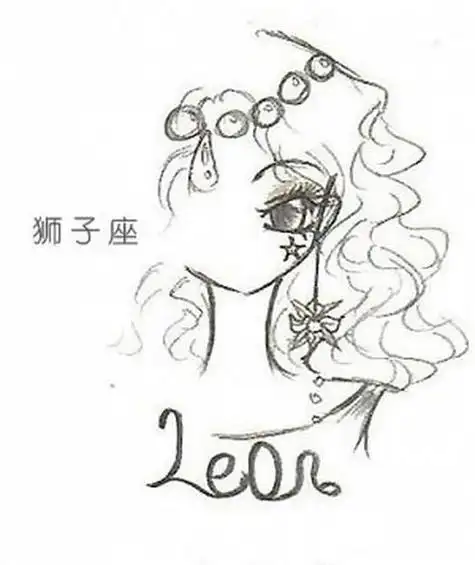 狮子座女生q版简笔画