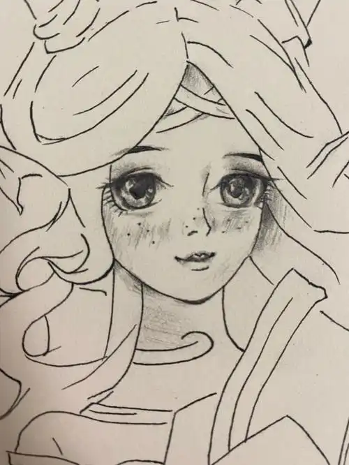 王者荣耀瑶  #画画全过程  瑶妹