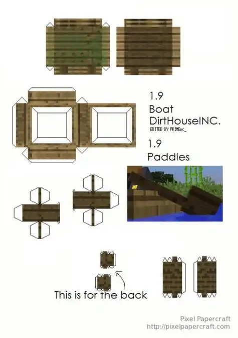 我的世界折纸凋零的纸模图片 手工折纸大全-蒲城教育文学网