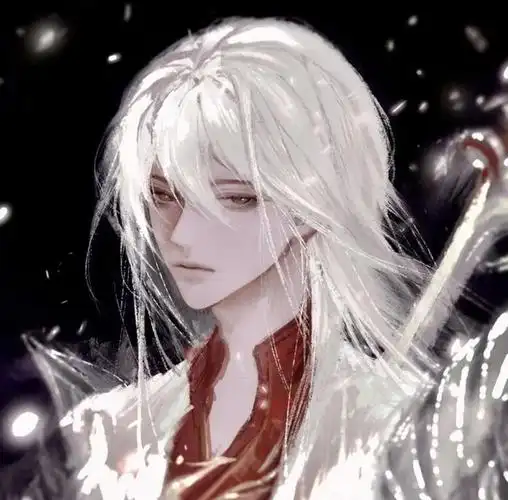 李白头像帅气黑暗