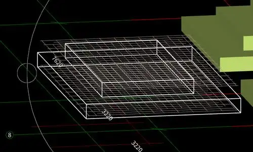 下图独立基础布置双层双向钢筋后,面筋在基础顶了,这应该不影响量的吧