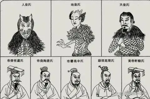 三皇五帝,为什么炎帝为皇,黄帝却称为帝