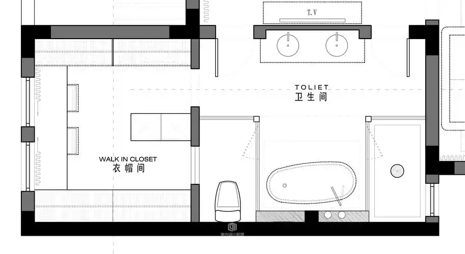 主卧室衣帽间连卫生间怎么做10种方案任你挑
