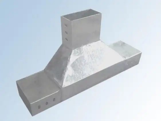 槽式桥架上边垂直三通图片