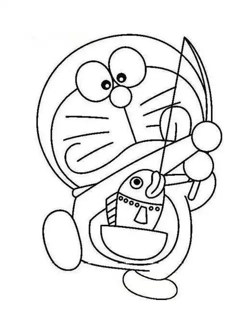 哆啦a梦简笔画图片素描哆啦a梦怎么画
