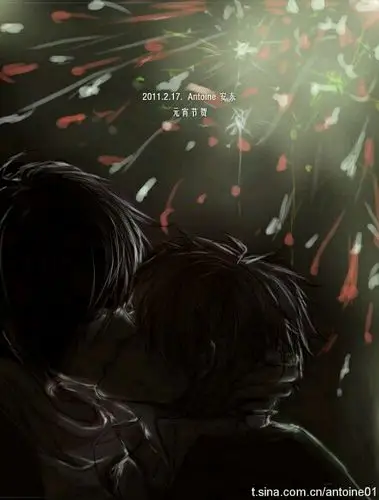 kiss 画师antoine id=18956221 盗墓笔记 吴邪 张起灵 【盗墓笔记】