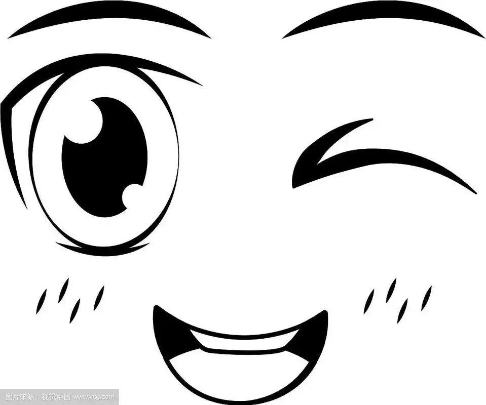 面部表情的卡通