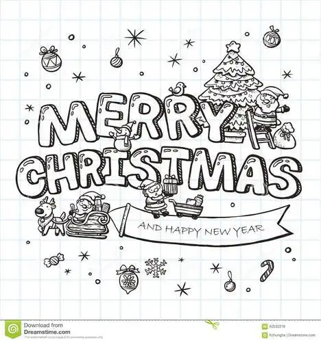 圣诞节贺卡简笔画关于圣诞节的简笔画