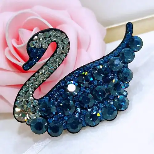 meloong米龙饰品东大门天鹅边夹头饰一字真皮捏夹发饰