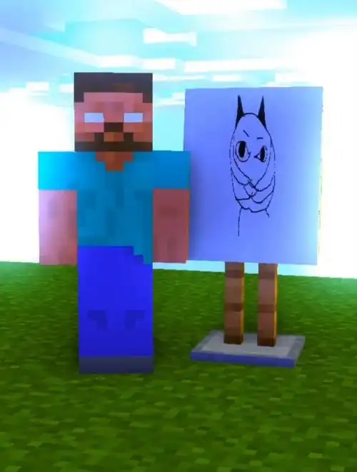 我的世界him画的黑豹太丑被大家嘲笑了快来帮帮他