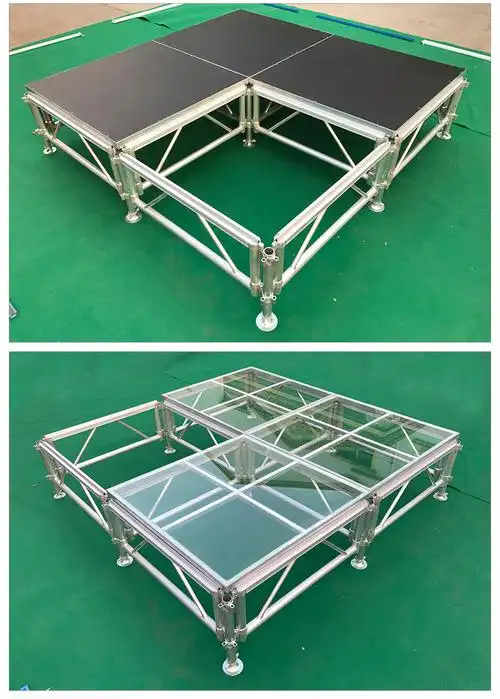 婚庆活动金属拼装舞台架厂家批发户外活动铝合金拼装升降舞台架