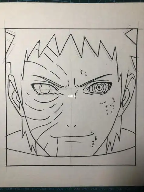 漫画人物简笔画火影忍者 简笔画图片大全-普车都