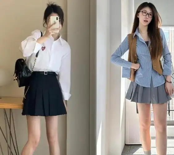 百褶裙怎么搭配衣服