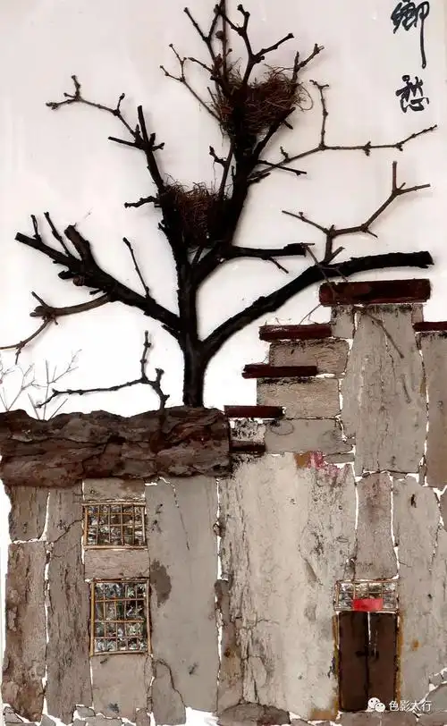 姬国胜和他的树皮画