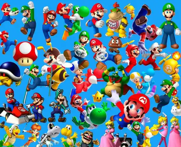 很快,这个角色出现在各种游戏中,是个打酱油专业户了:《超级马里奥全