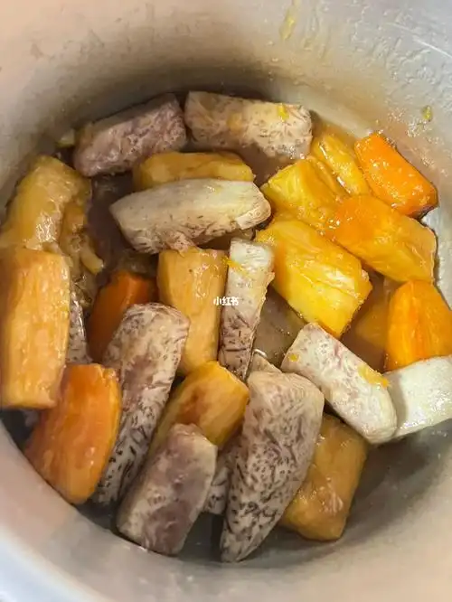 可以永远相信我婆婆做的甜番薯芋头