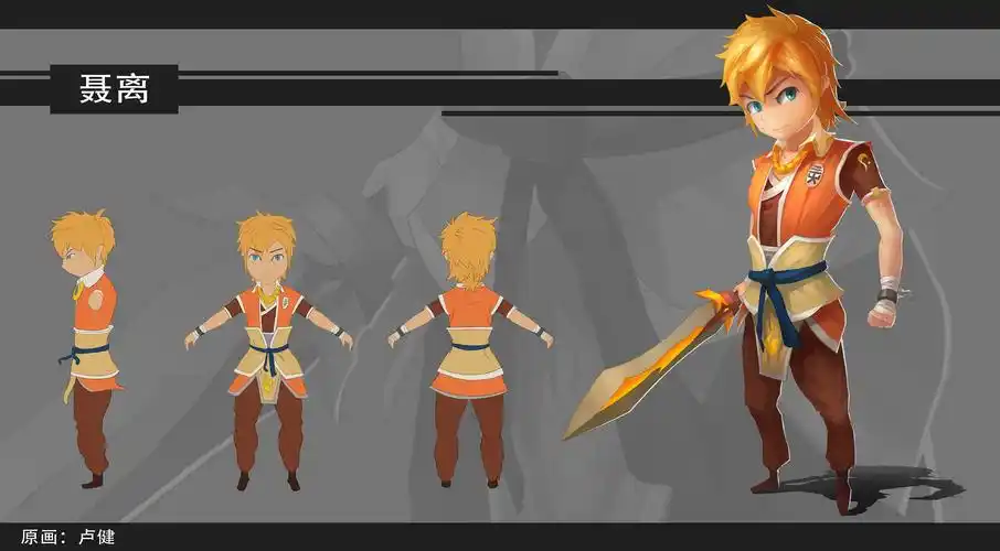 q版人物设定|插画|游戏原画|不吃芥末 - 原创作品 - 站酷 (zcool)