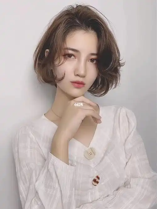 韩式短发最修容的短发减龄短发 韩式齐腮短发八字刘海