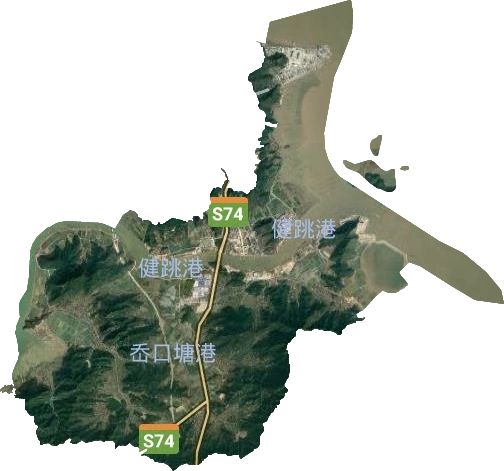 横渡镇高清卫星地图,横渡镇高清谷歌卫星地图