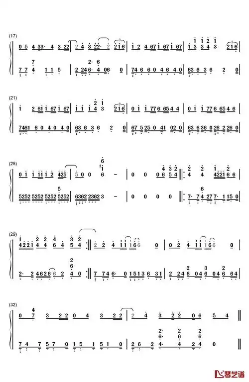 i need you钢琴简谱-数字双手-防弹少年团2