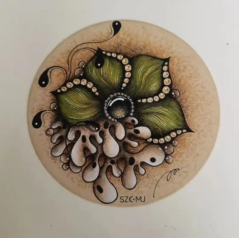 我选择舞蹈 而不是奔跑 #原创作品 #禅绕画 #解压禅绕画  - 抖音